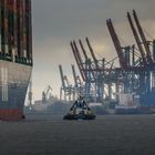 Die HMM Le Havre kommt in Hamburg an