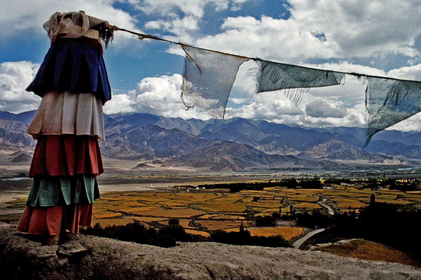 Die Hochebene von Ladakh auf ca. 3000 m