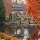 Die Hochzeitsbrücke im Park von Schloss Dyck