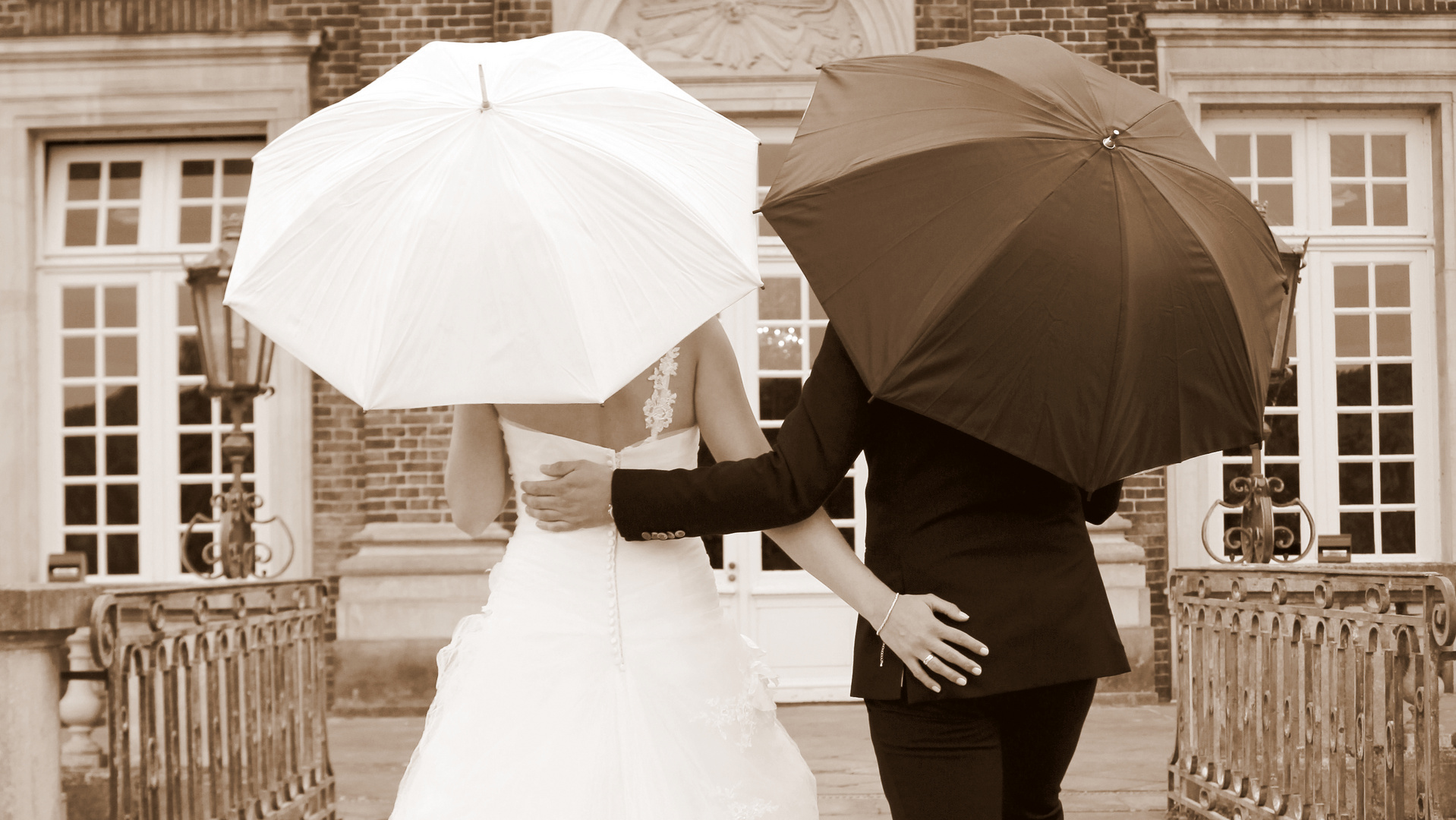 Die Hochzeitsschirme