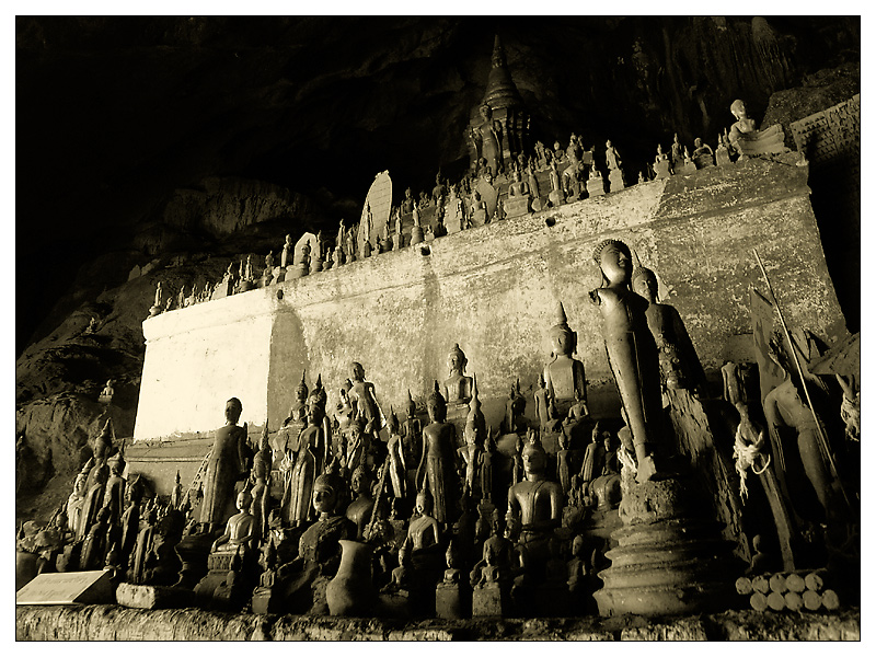 Die Höhle Tham Ting III - Pak Ou, Laos