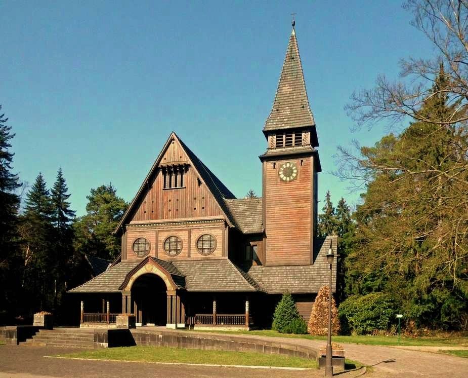 Die hölzerne Friedhofskapelle von Stahnsdorf