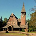 Die hölzerne Friedhofskapelle von Stahnsdorf