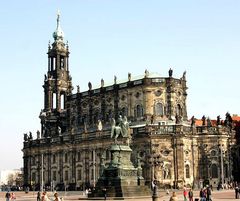 die Hofkirche zu Dresden am 25.03.2007