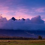 Die Hohe Tatra mit der Lomnický štit