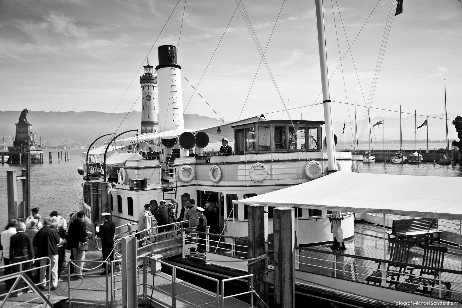 Die Hohentwiel | Das königliche Dampfschiff. Seit 1913. | Lindau im Bodensee