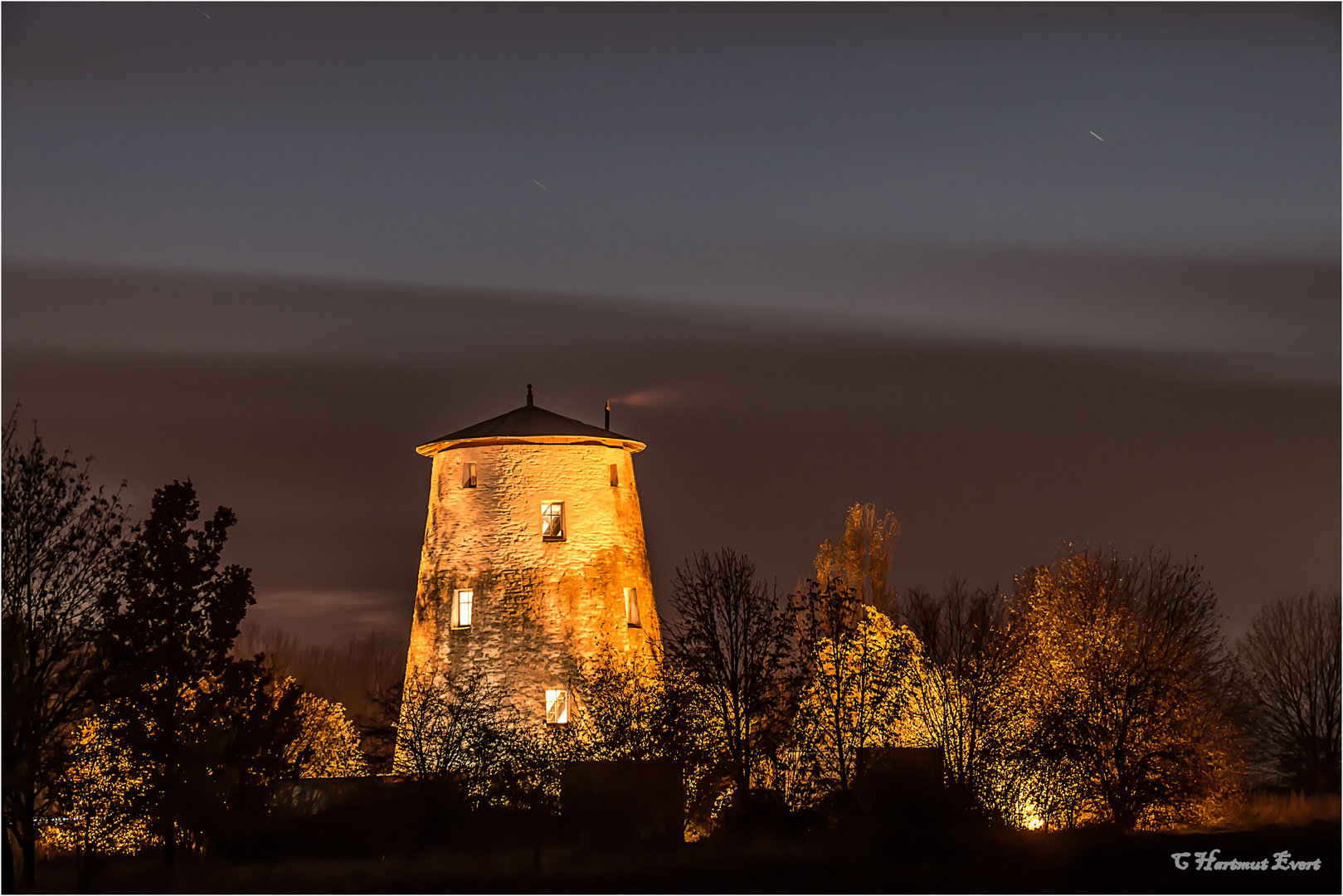 Die Holländerwindmühle von Unseburg.....