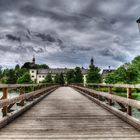 die Holzbrücke ...