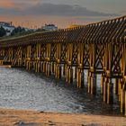 Die Holzbrücke in Isla Cristina, kein Holzweg 