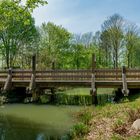 Die Holzbrücke. (Maxi-Park in Hamm) 