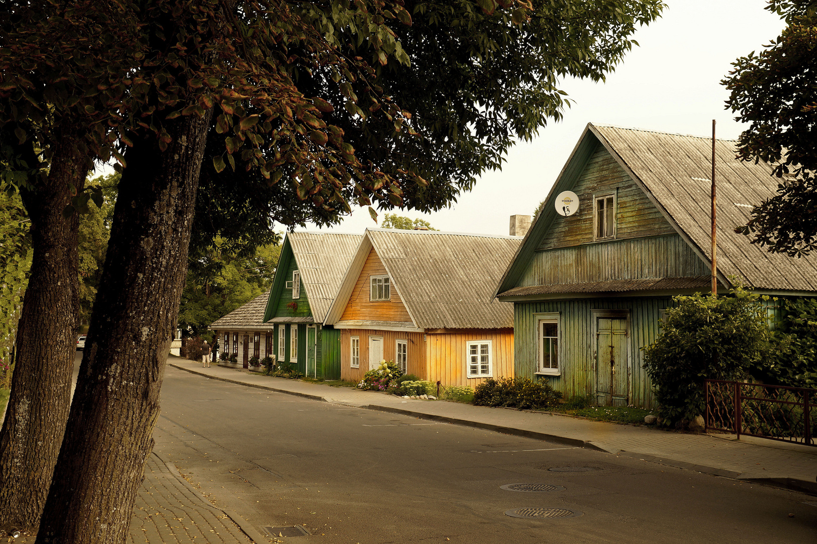 Die Holzhäuser bei Trakai