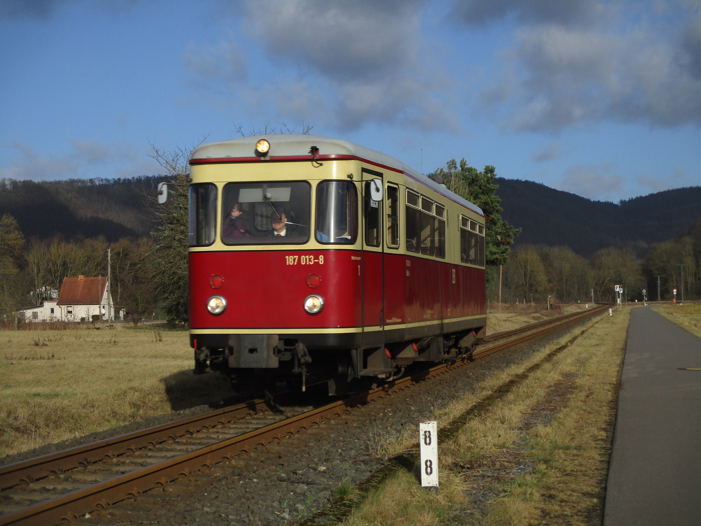 Die HSB Dampfzug Überraschung bei Ilfeld 1.