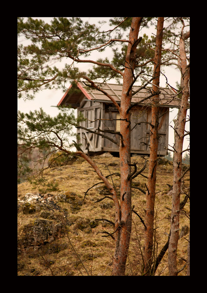 Die Hütte am Berg