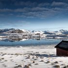 … die Hütte am Fjord.