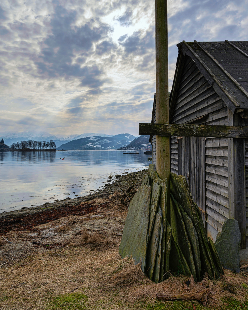 Die Hütte am Fjord