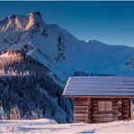 Die Hütte am glühenden Berg