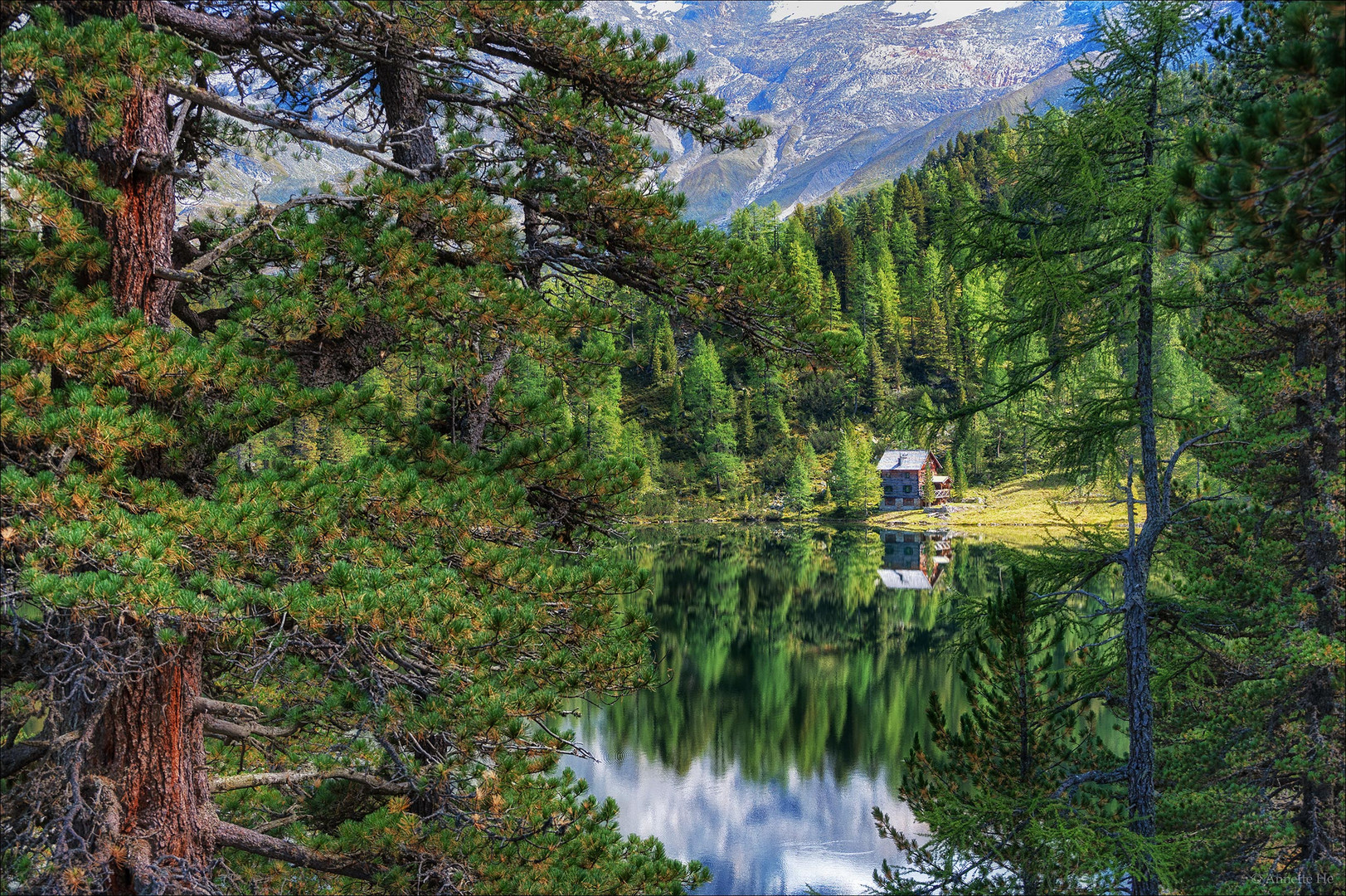 Die Hütte am See