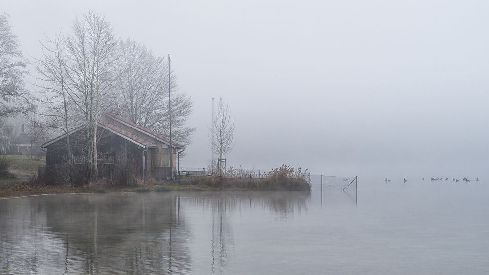 die Hütte am See