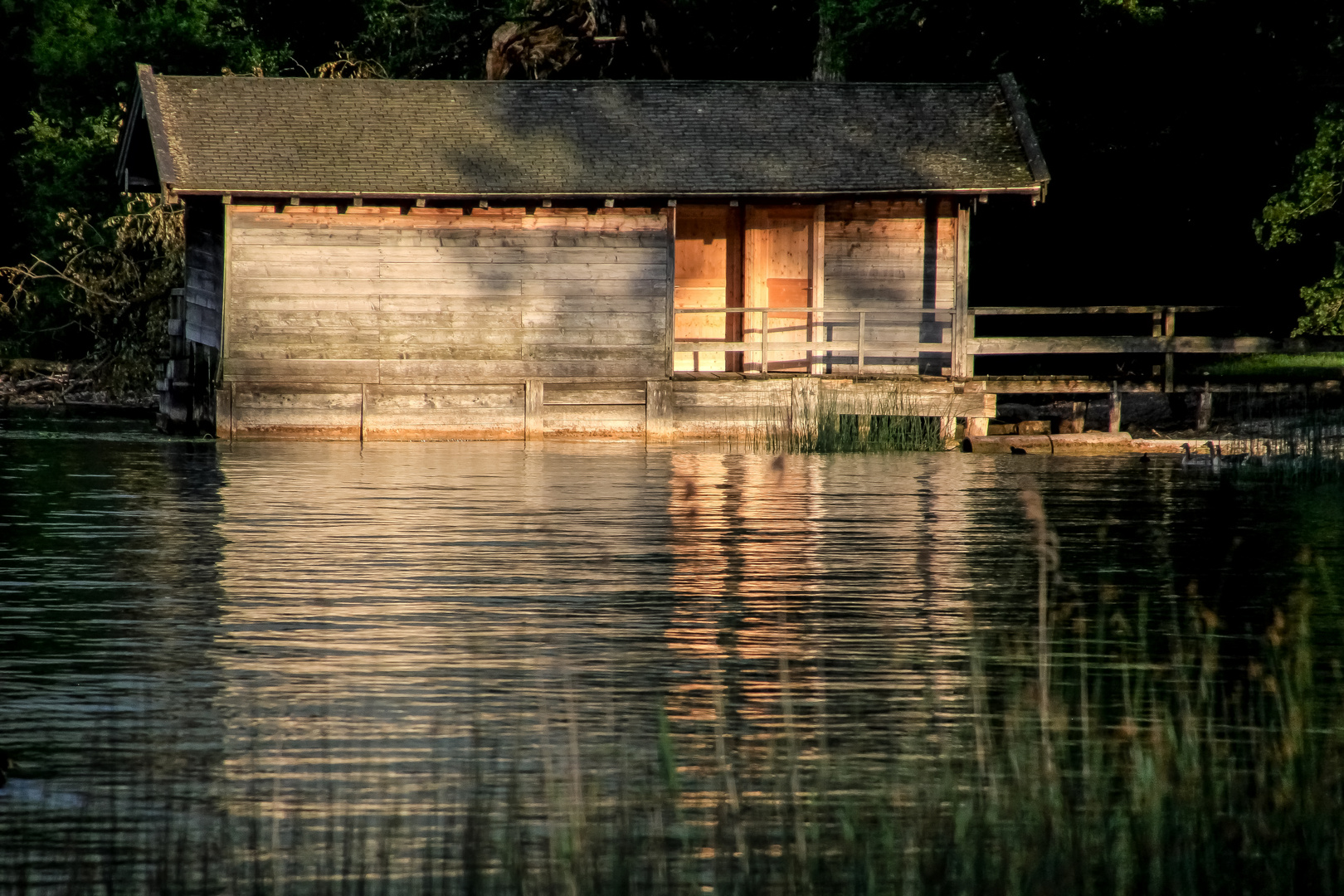 Die Hütte am See