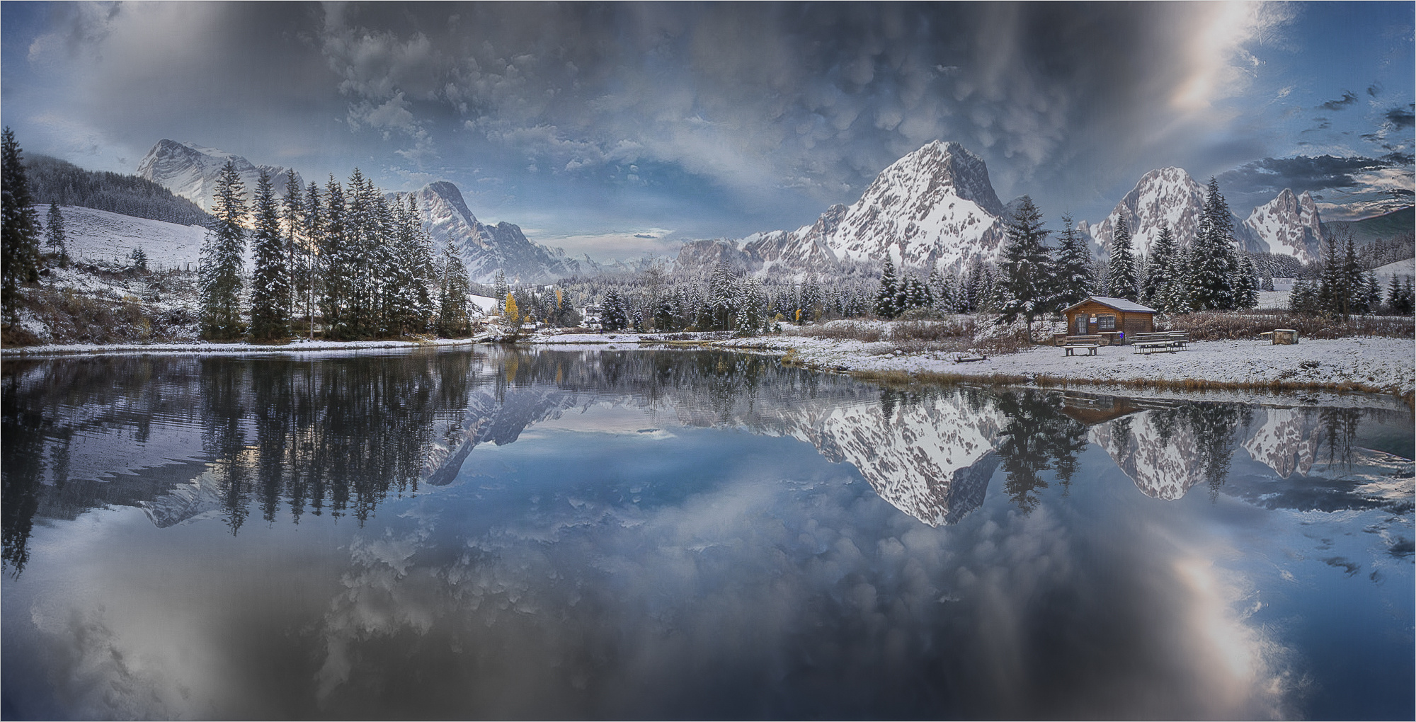 Die Hütte am See