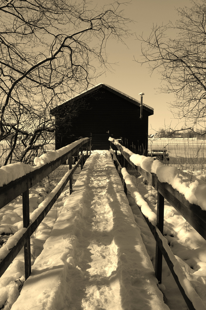 Die Hütte am See