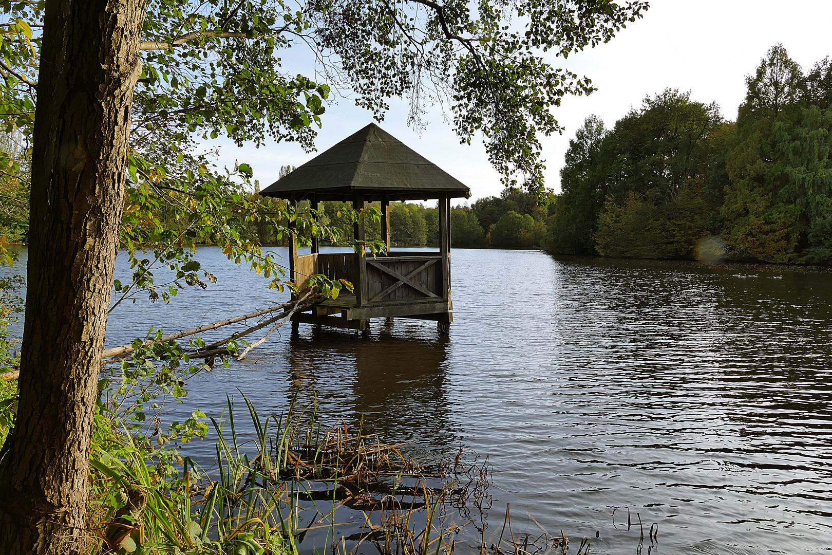 die Hütte auf dem See