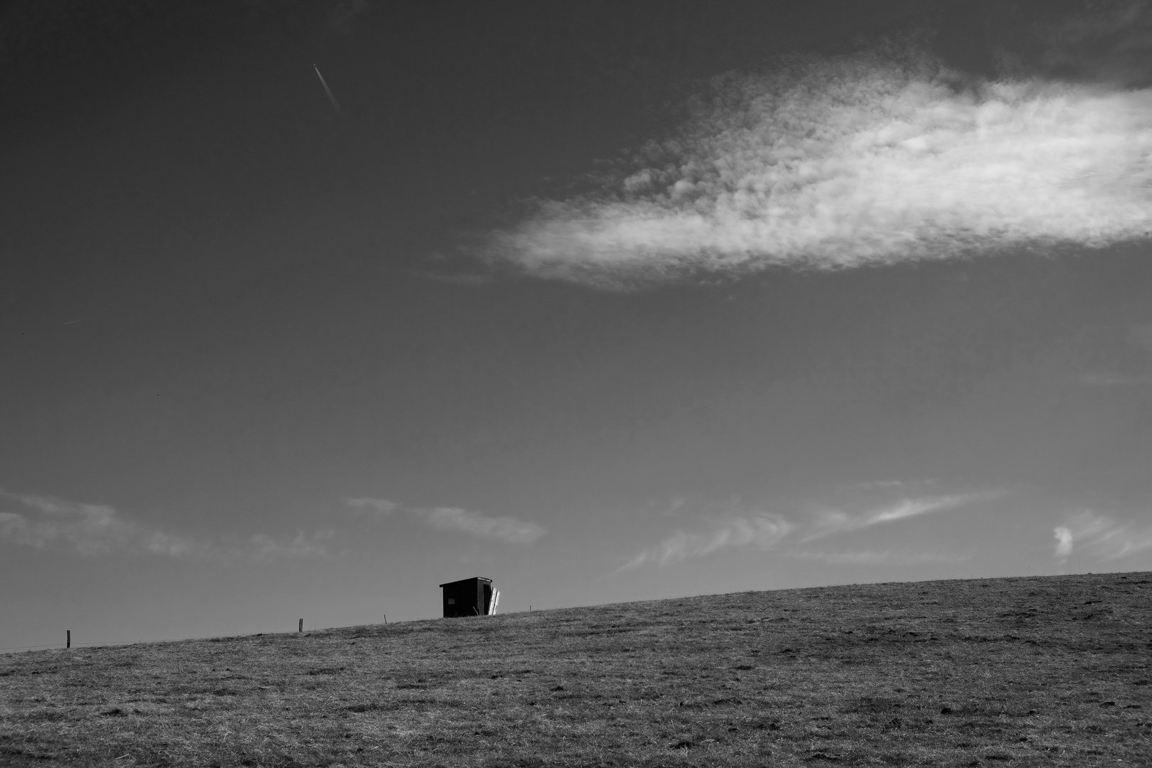 Die Hütte im Feld