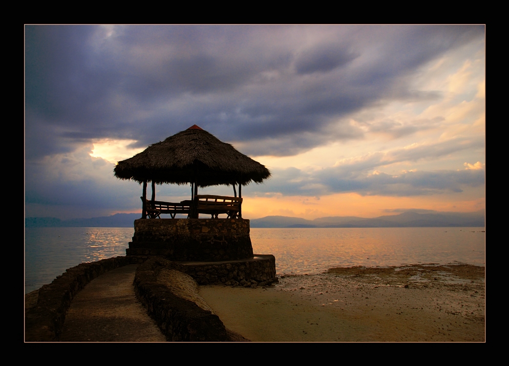 Die Hütte im Meer