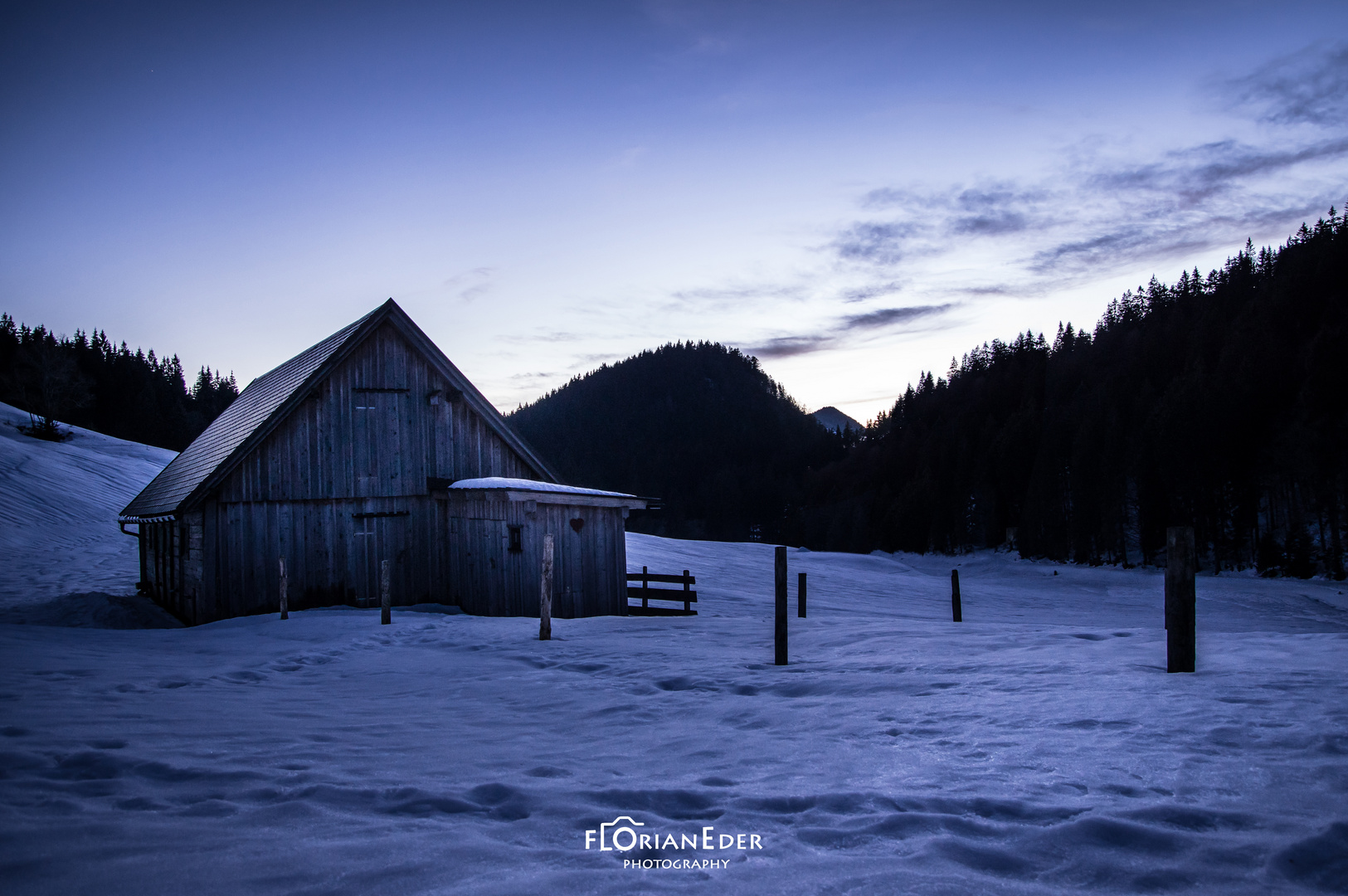 Die Hütte im Tal