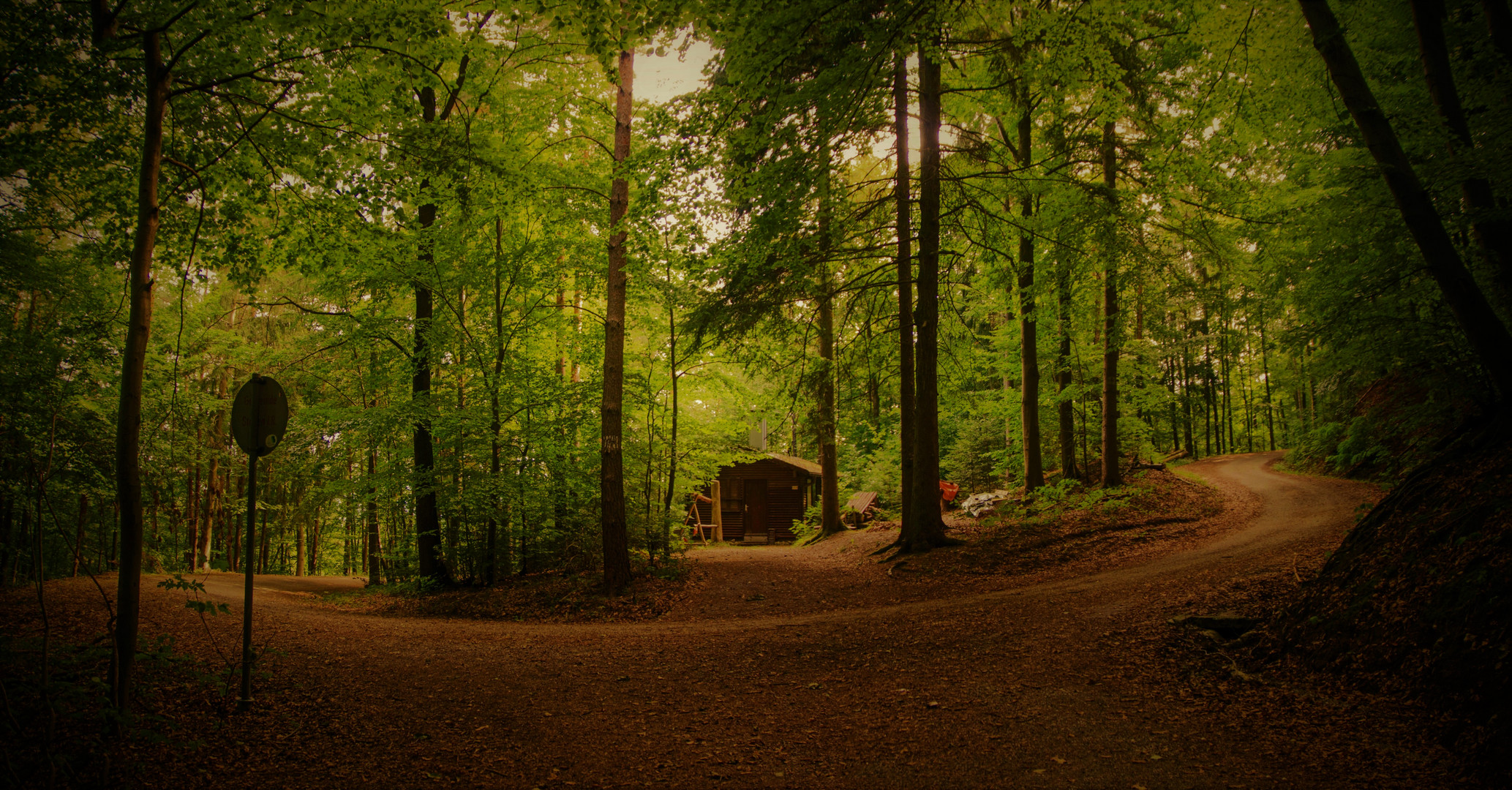 Die Hütte im Wald... Foto & Bild | landschaft, panorama, techniken