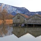 Die Hütten am Kochelsee