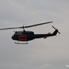 Die "Huey" im "Endanflug"