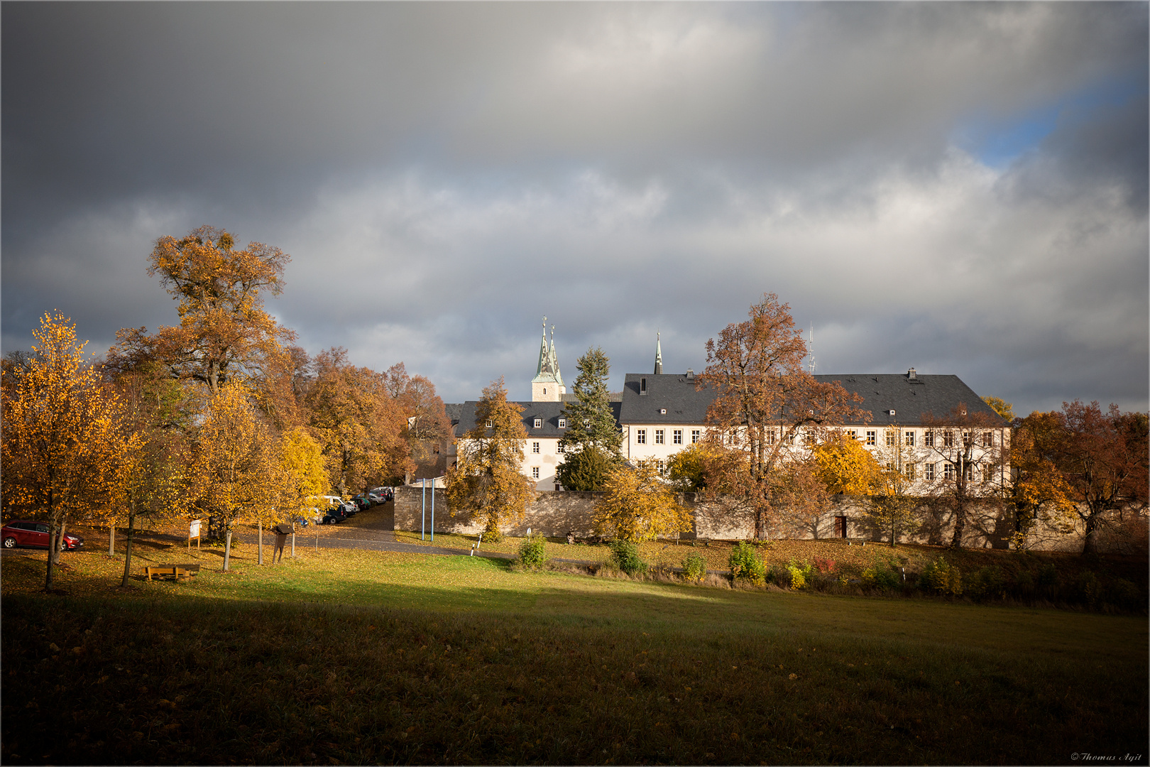 Die Huysburg im Herbst