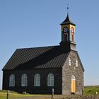 Die Hvalneskirkja an der Westküste der isländischen Halbinsel Reykjanes