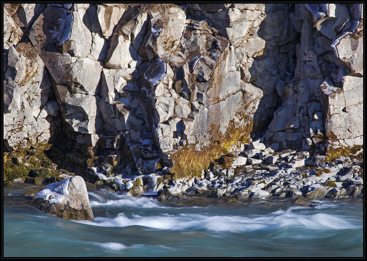 die Hvítá unterhalb des Gullfoss - Island