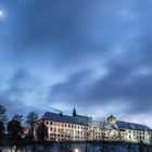 Die Iburg bei Osnabrück in der blauen Stunde