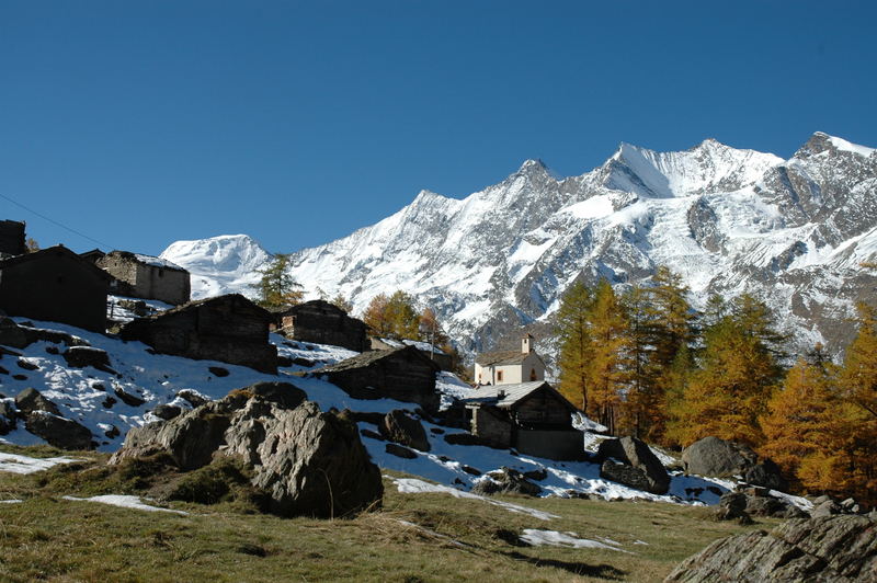 Die idyllische Triftalp oberhalb Saas-Grund