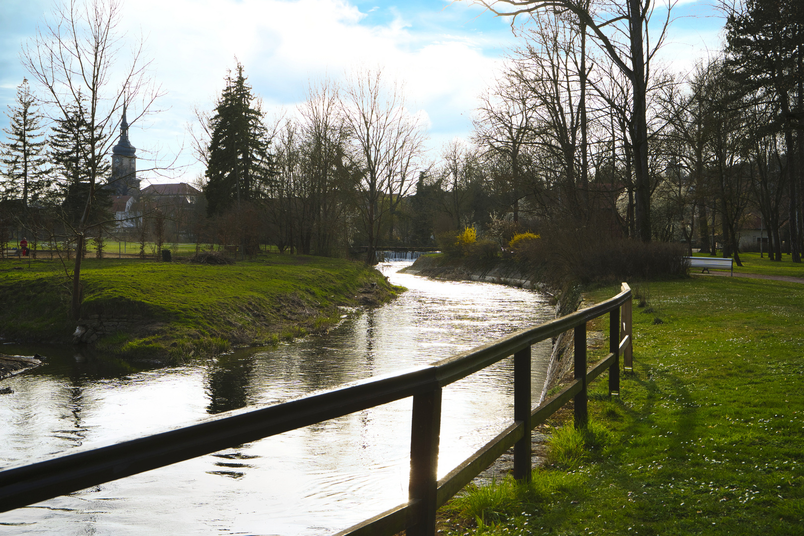 Die Ilm am Park in Bad Sulza 2024