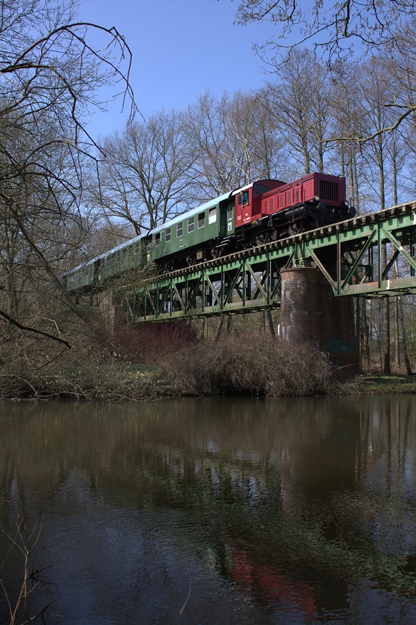 Die Ilmenaubrücke in Lüneburg...