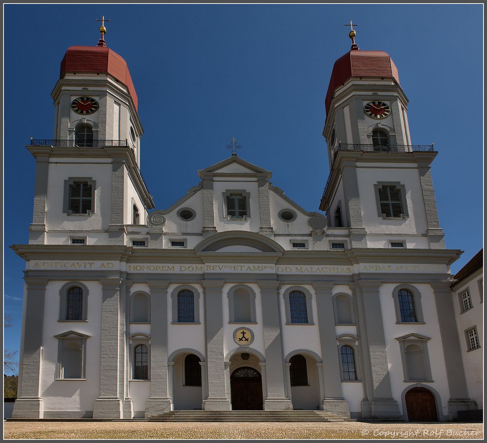 Die imposante Klosterkirche St. Urban