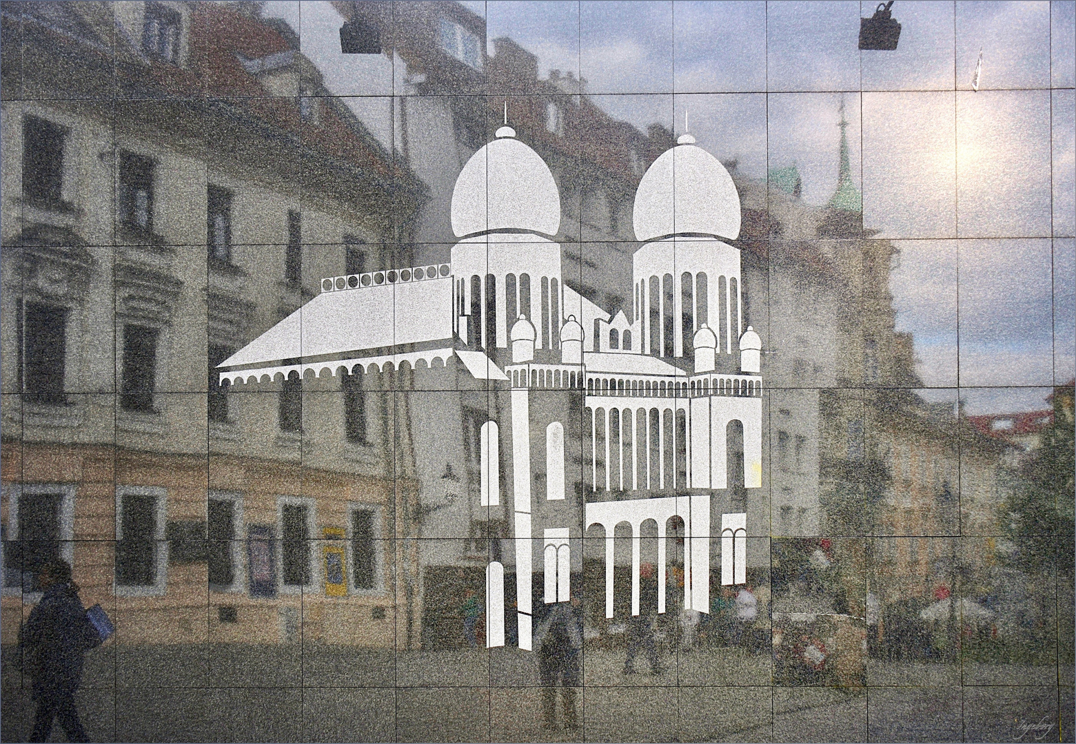 Die imposante Neologe Synagoge 