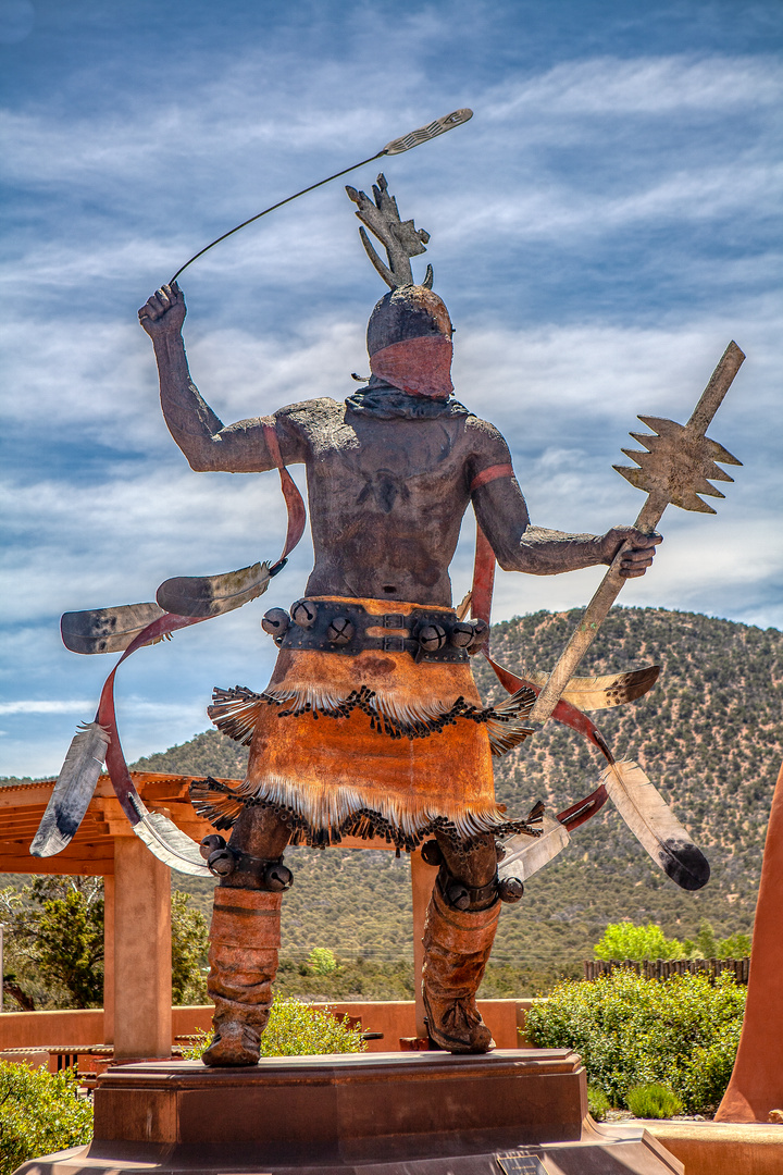 Die Indianerstatue