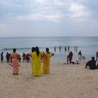 Die indische Art den Strand zu erleben