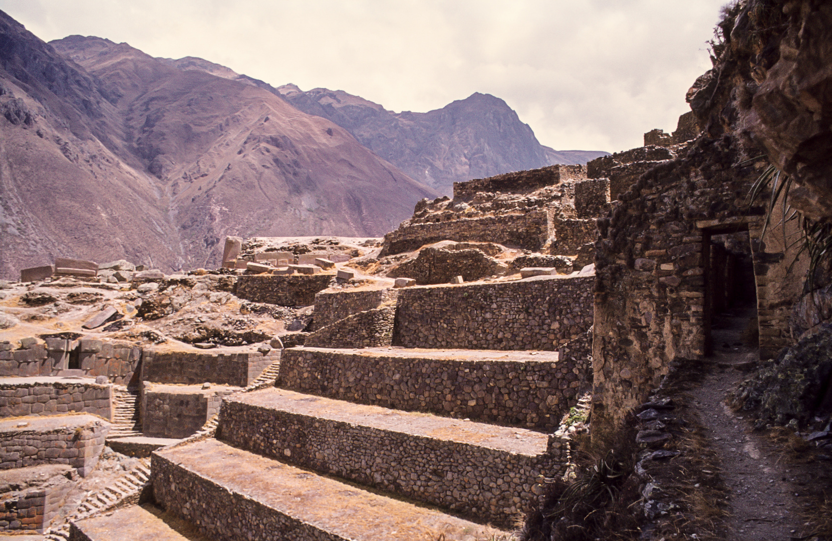 Die Inka-Ruinen von Ollantaytambo