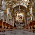 Die Innenansicht der Kathedrale von Matera