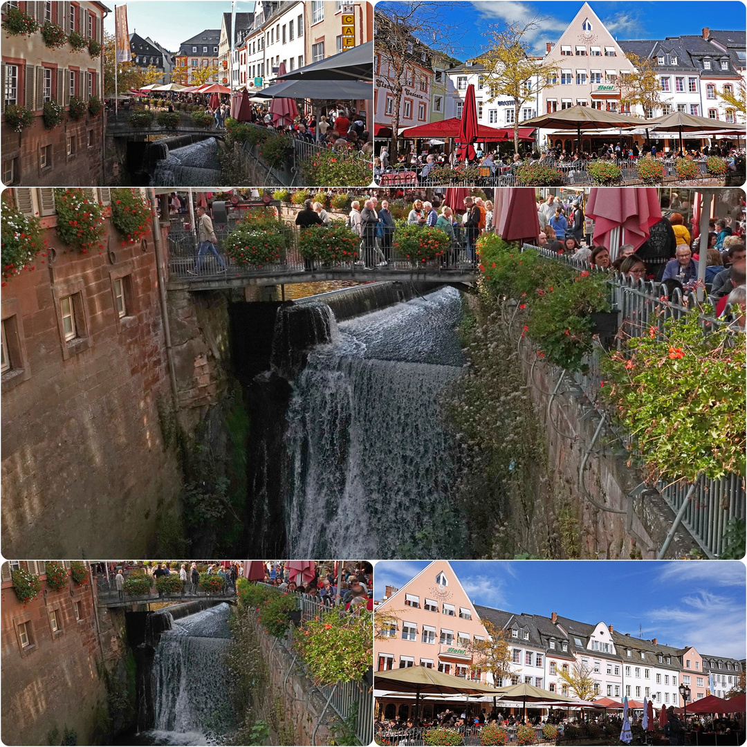 die Innenstadt von Saarburg