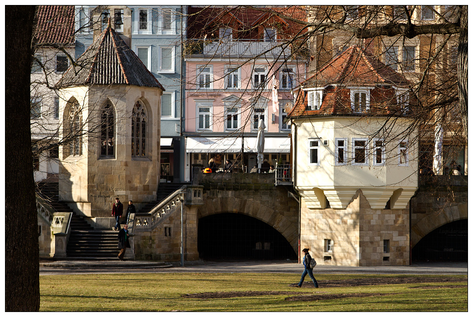 Die "Innere Brücke" in Esslingen...