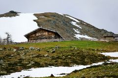 die Innere Falkomaialm, gezoomt