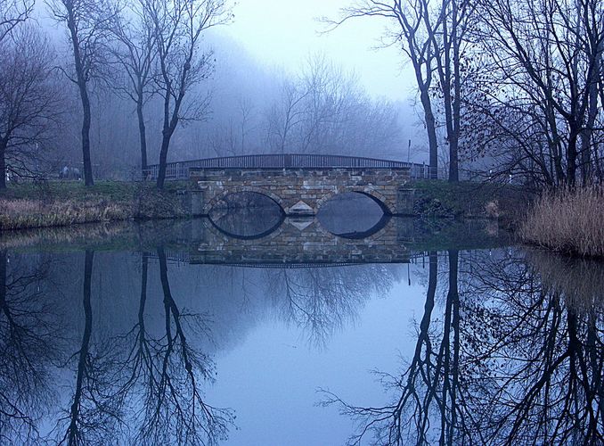 Die Innerste in blau