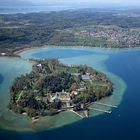 Die Insel Mainau von oben